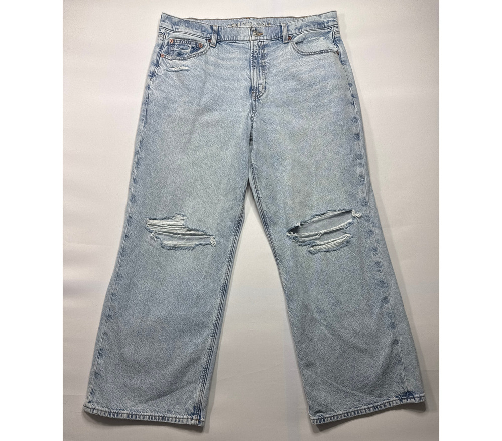 American Eagle Women's Stovepipe Blue Jeans - Size 16 Reg (36x28.5)*